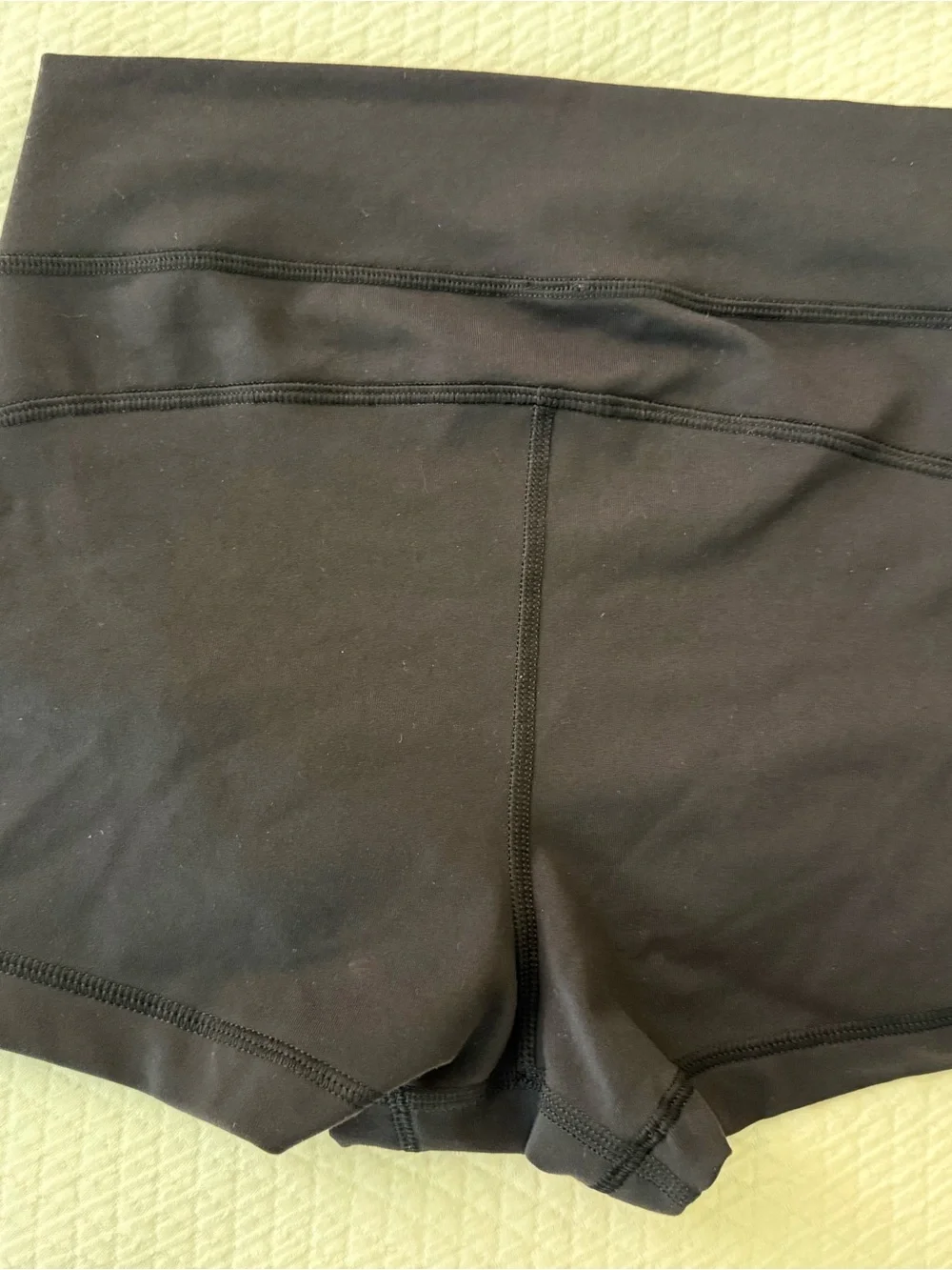 EUC Lululemon athletica Black Athletic Shorts with Side Cinch